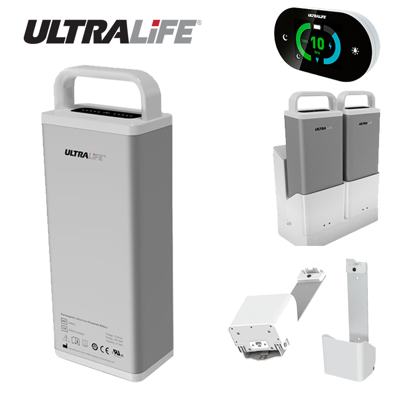 UltraLife X5 Hot-Swappable Battery System for High Performance Mobile Medical Carts